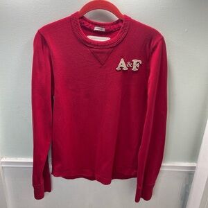 Abercrombie & Fitch Vibrant Red Knit